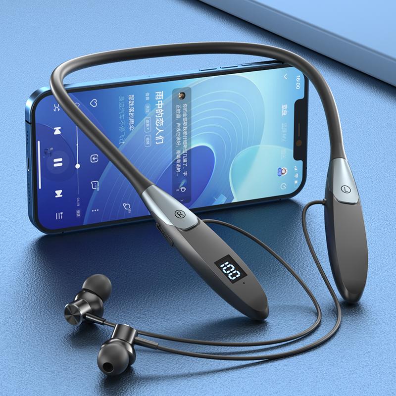 Беспроводные наушники Bluetooth 5.3 с шейным ободом, спортивные водонепроницаемые наушники TWS, гарнитура Blutooth с микрофоном чёрный
Беспроводные наушники Bluetooth 5.3 с шейным ободом, спортивные водонепроницаемые наушники TWS, гарнитура Blutooth с микрофоном чёрный