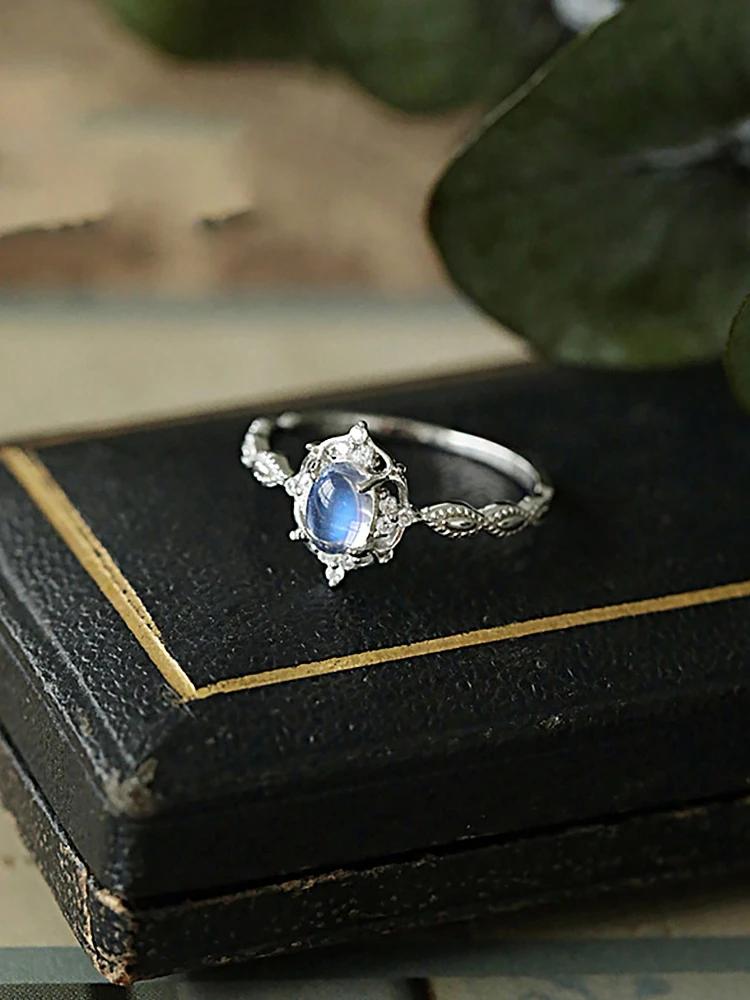 925 Silver Vintage Simplicity Personalized Moonstone Ring For Women Engagement Wedding Luxury High Quality Fine Jewelry 6 серебряный
925 Silver Vintage Simplicity Personalized Moonstone Ring For Women Engagement Wedding Luxury High Quality Fine Jewelry 6 серебряный