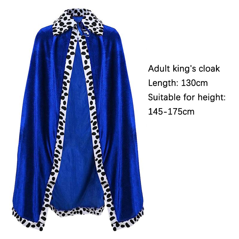 Adult Kids Cape King Prince Cosplay Costume Crown Shawl Parent-child Activity Party Performance Costume Halloween Cloak One Size
Adult Kids Cape King Prince Cosplay Costume Crown Shawl Parent-child Activity Party Performance Costume Halloween Cloak One Size