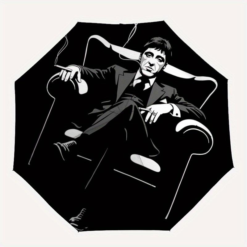 1pc Scarface Automatic Opening/closing Umbrella, Foldable Sunshade, Perfect Gift for Friends, Durable Plastic Handle yy250808109
1pc Scarface Automatic Opening/closing Umbrella, Foldable Sunshade, Perfect Gift for Friends, Durable Plastic Handle yy250808109