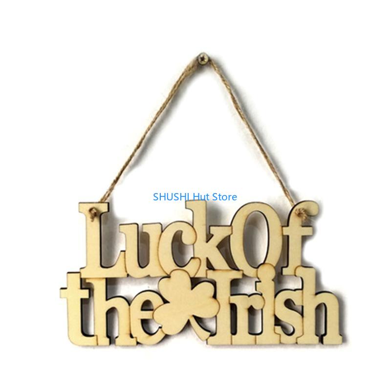 Irish Festival Letters Clover Wooden Cutouts Ornaments Patrick s Day Hanging Pendant Handmade DIY Crafts Decoratio D57B
Irish Festival Letters Clover Wooden Cutouts Ornaments Patrick s Day Hanging Pendant Handmade DIY Crafts Decoratio D57B