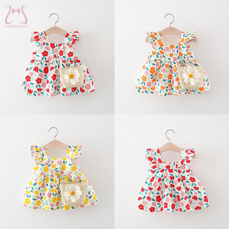 Платье с цветочным узором для маленьких девочек, летняя дышащая хлопковая детская одежда без рукавов, милый детский костюм для малышей от 0 до 3 лет
Платье с цветочным узором для маленьких девочек, летняя дышащая хлопковая детская одежда без рукавов, милый детский костюм для малышей от 0 до 3 лет