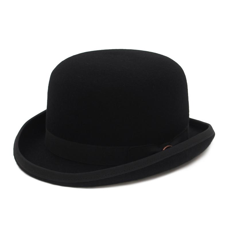 GEMVIE 4 Sizes 100% Wool Black Beige Felt Derby Bowler Hat with Feather Women Men Party Formal Fedora Costume Magician Hat XL(61cm) чорний
GEMVIE 4 Sizes 100% Wool Black Beige Felt Derby Bowler Hat with Feather Women Men Party Formal Fedora Costume Magician Hat XL(61cm) чорний