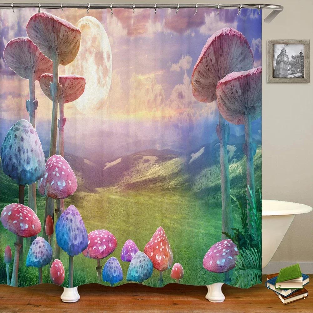 Fairy Dream Forest Shower Curtain Waterproof Bathroom Curtain Polyester Cartoon Fantasy Bath Curtain Home Decoration With Hooks W60H190(CM)-1 Pcs
Fairy Dream Forest Shower Curtain Waterproof Bathroom Curtain Polyester Cartoon Fantasy Bath Curtain Home Decoration With Hooks W60H190(CM)-1 Pcs