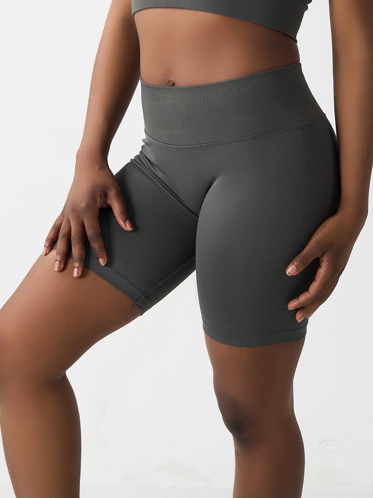 Женские ребристые шорты для йоги с высокой талией и бесшовным кроем - Персиковый лифтинг, плотная посадка XL оливковое зеленый
Женские ребристые шорты для йоги с высокой талией и бесшовным кроем - Персиковый лифтинг, плотная посадка XL оливковое зеленый