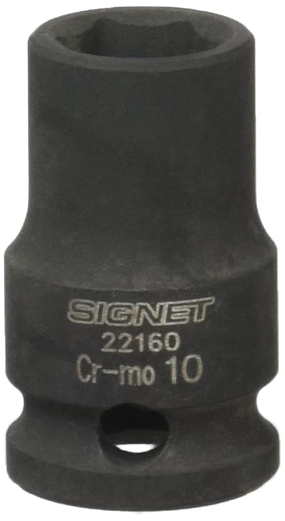 SIGNET 3/8 Привід 10 мм Ударна головка 22160
SIGNET 3/8 Привід 10 мм Ударна головка 22160