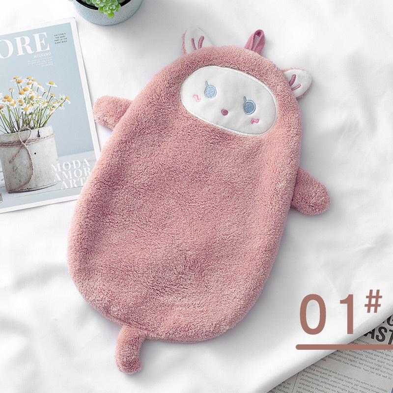 Thickened Double-Layer Cute Cartoon Coral Fleece Hanging Hand Towel for Children Double-layer Hand Towel
Thickened Double-Layer Cute Cartoon Coral Fleece Hanging Hand Towel for Children Double-layer Hand Towel