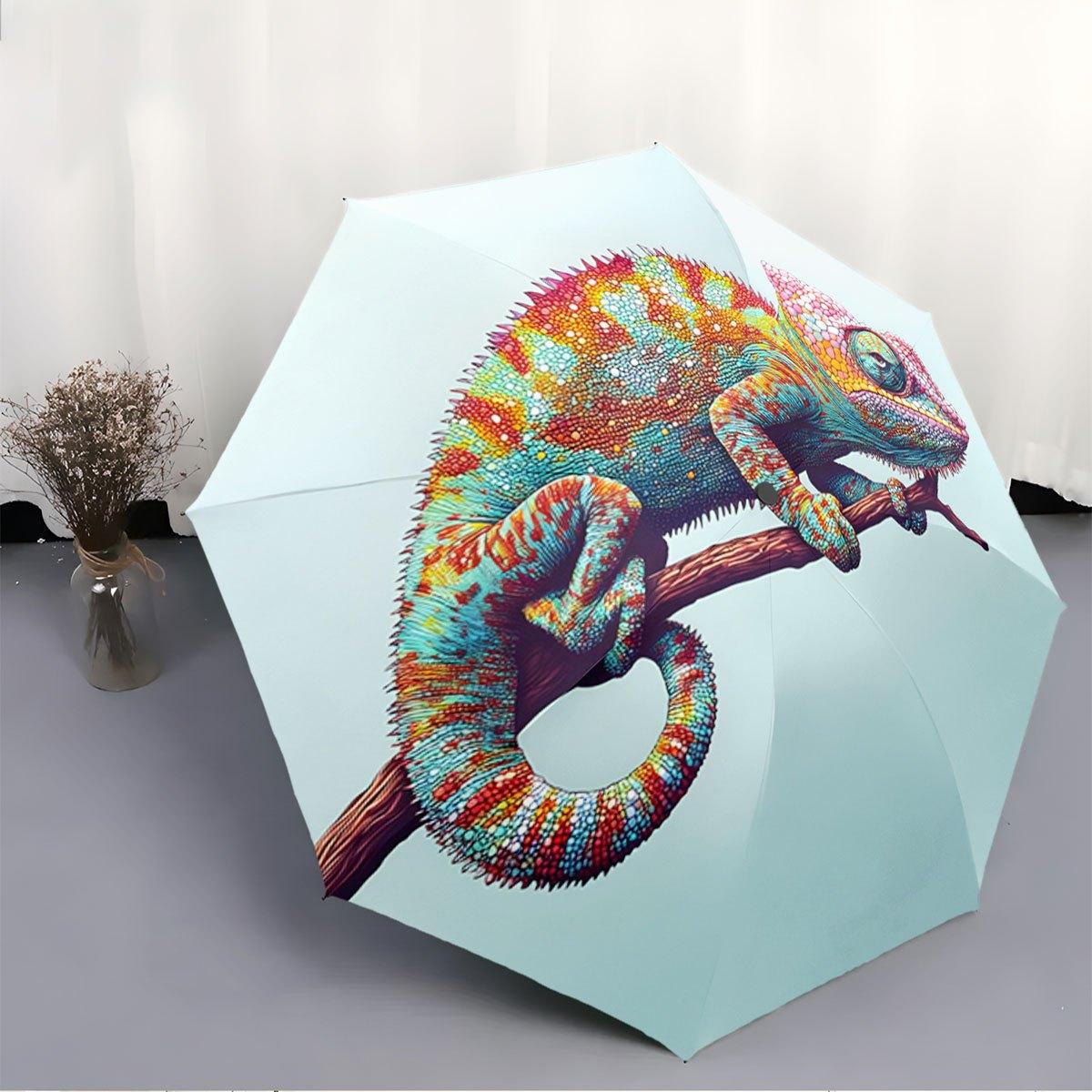 Opening/Closing Folding Umbrella with Chameleon Branch - Pale Blue Canopy, 8-Rib Portable Umbrella for &, Compact for Travel,
Opening/Closing Folding Umbrella with Chameleon Branch - Pale Blue Canopy, 8-Rib Portable Umbrella for &, Compact for Travel,