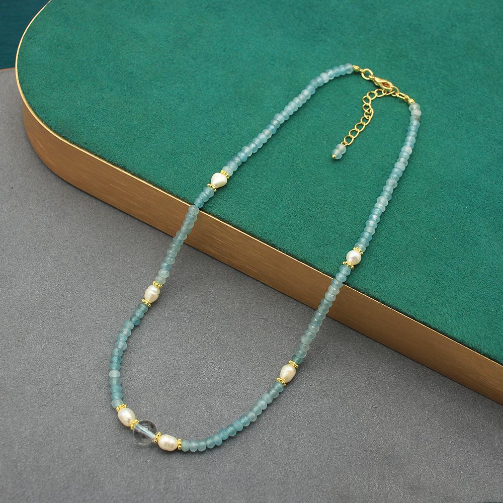 Серьги-пусеты с пресноводным жемчугом и аквамарином, женские, простые, высококлассный дизайн, легкая роскошь, темперамент, ручная работа, с бисером, женское ожерелье
Серьги-пусеты с пресноводным жемчугом и аквамарином, женские, простые, высококлассный дизайн, легкая роскошь, темперамент, ручная работа, с бисером, женское ожерелье