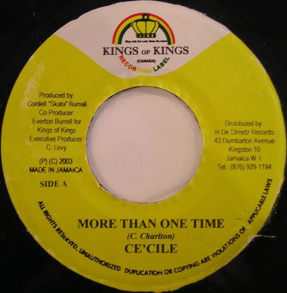 7inch Record CE CILE / MR. GG - More Than One Time / Bounce NONE Kings Of Kings 2003 Jamaica Reggae, Ska & Dub Used
7inch Record CE CILE / MR. GG - More Than One Time / Bounce NONE Kings Of Kings 2003 Jamaica Reggae, Ska & Dub Used