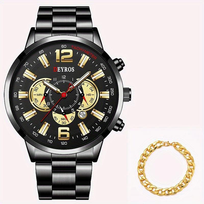 2 шт./комплект роскошные мужские браслеты часы модные мужские кварцевые наручные часы из нержавеющей стали деловые повседневные часы
2 шт./комплект роскошные мужские браслеты часы модные мужские кварцевые наручные часы из нержавеющей стали деловые повседневные часы