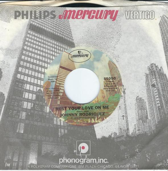 7inch Record JOHNNY RODRIGUEZ - Rest Your Love On Me / Alibis 55050 Mercury 1978 US Folk Used
7inch Record JOHNNY RODRIGUEZ - Rest Your Love On Me / Alibis 55050 Mercury 1978 US Folk Used