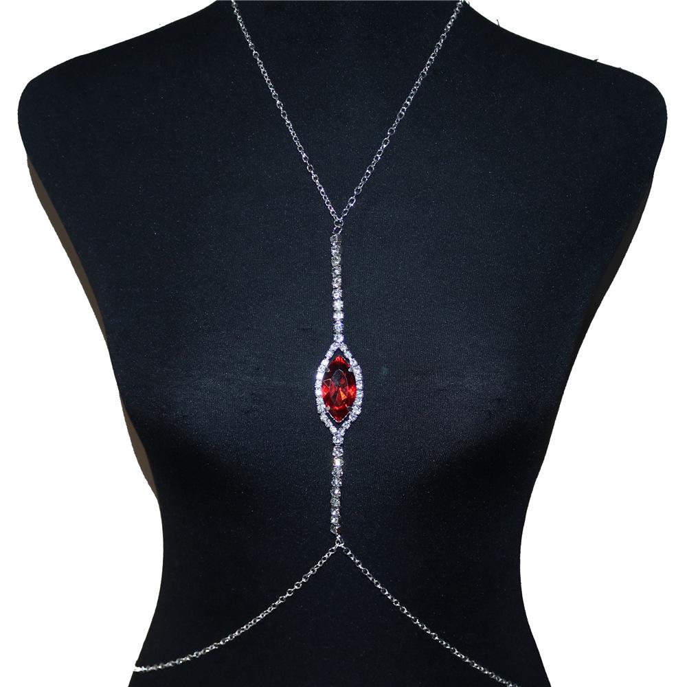 Simple And Fashionable Full Diamond Necklace Chest Chain, European And American Eye-Shaped Sexy Body Chain Body Chain Gold plated красный
Simple And Fashionable Full Diamond Necklace Chest Chain, European And American Eye-Shaped Sexy Body Chain Body Chain Gold plated красный