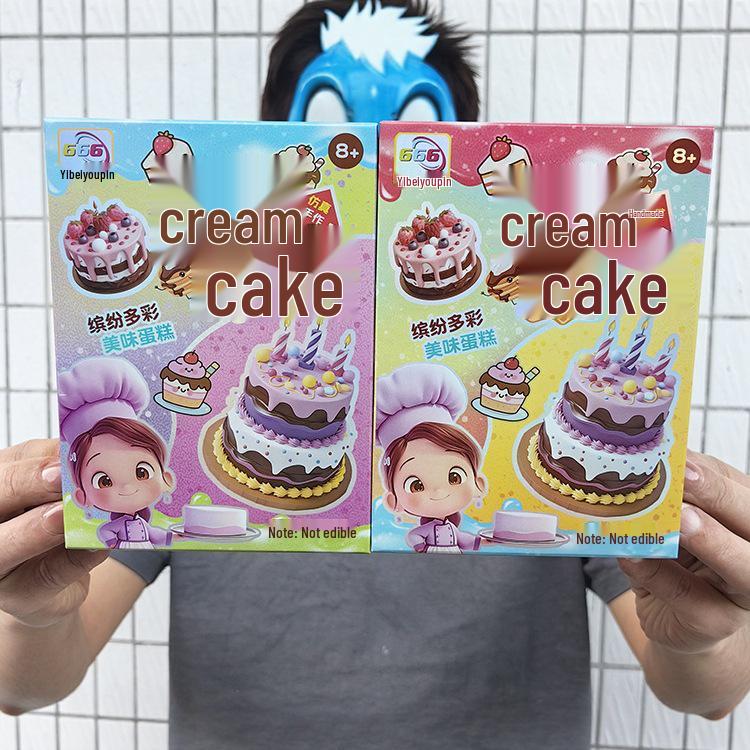 Colored Clay Cream Cake Toy for School or Kindergarten Gift
Colored Clay Cream Cake Toy for School or Kindergarten Gift