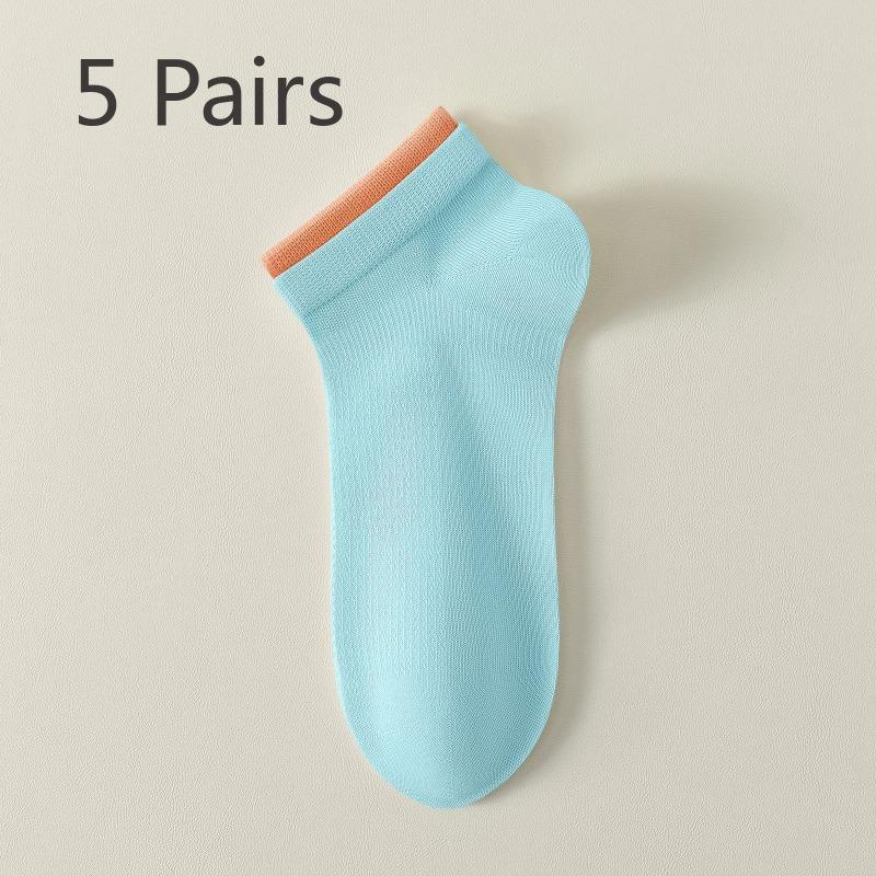 5 пар женских носков из чистого хлопка на весну и лето 7А с антибактериальным дезодорантом 5 Pairs светло-синий
5 пар женских носков из чистого хлопка на весну и лето 7А с антибактериальным дезодорантом 5 Pairs светло-синий