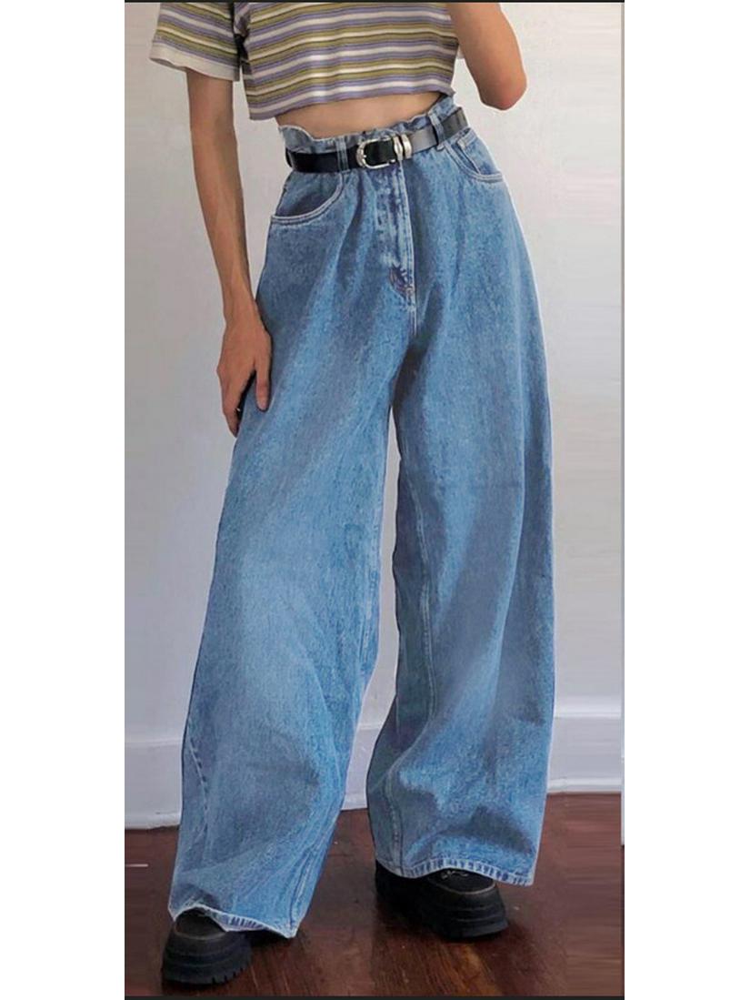 2021 European Trend High-Waisted Wide-Leg Denim Bell Bottoms M светло-синий
2021 European Trend High-Waisted Wide-Leg Denim Bell Bottoms M светло-синий
