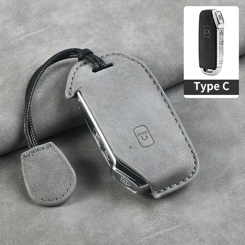 For Kia Telluride Telluride Sx Sportage R K5 Gt Line Seltos 5 Buttons Leather Car Key Case Cover Shell
For Kia Telluride Telluride Sx Sportage R K5 Gt Line Seltos 5 Buttons Leather Car Key Case Cover Shell
