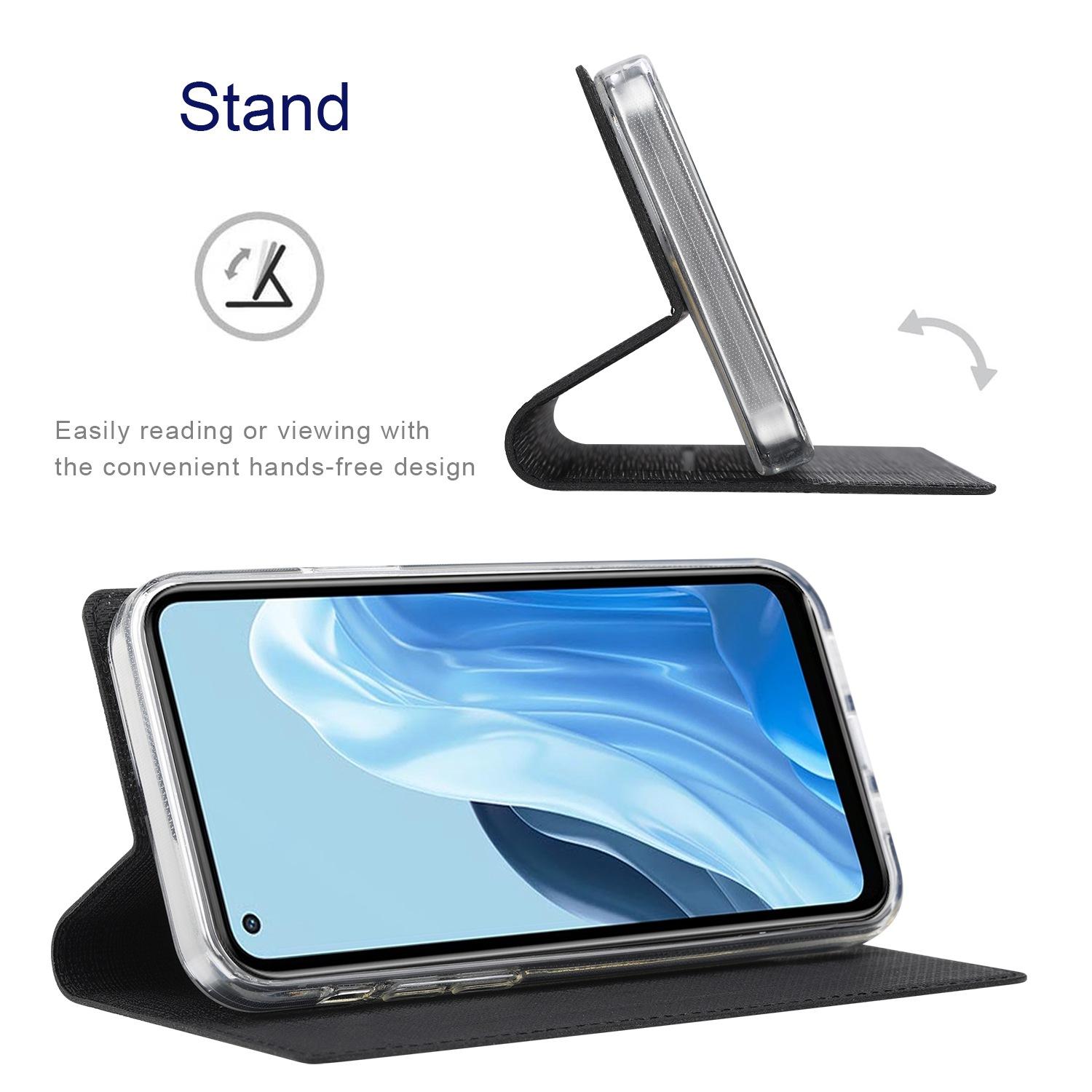 VILI DMX Series for Oppo Reno7 5G (Global)/Find X5 Lite PU Leather Magnetic Closure Stand Phone Case Card Holder Cover Black
VILI DMX Series for Oppo Reno7 5G (Global)/Find X5 Lite PU Leather Magnetic Closure Stand Phone Case Card Holder Cover Black