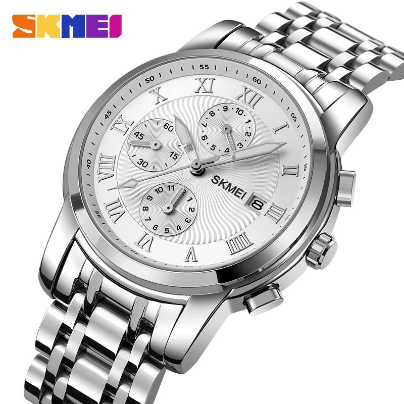 SKMEI Luxury Stainless Steel Watches For Men Women Casual Sportwatch Quartz Wristwatch Male Female Waterproof Clock Reloj Hombre
SKMEI Luxury Stainless Steel Watches For Men Women Casual Sportwatch Quartz Wristwatch Male Female Waterproof Clock Reloj Hombre