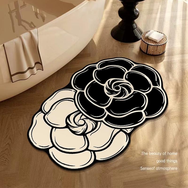 Toilet and bathroom absorbent floor mat with irregular soft diatomaceous earth quick drying anti slip foot pad 40x60cm15.7x23.6in
Toilet and bathroom absorbent floor mat with irregular soft diatomaceous earth quick drying anti slip foot pad 40x60cm15.7x23.6in