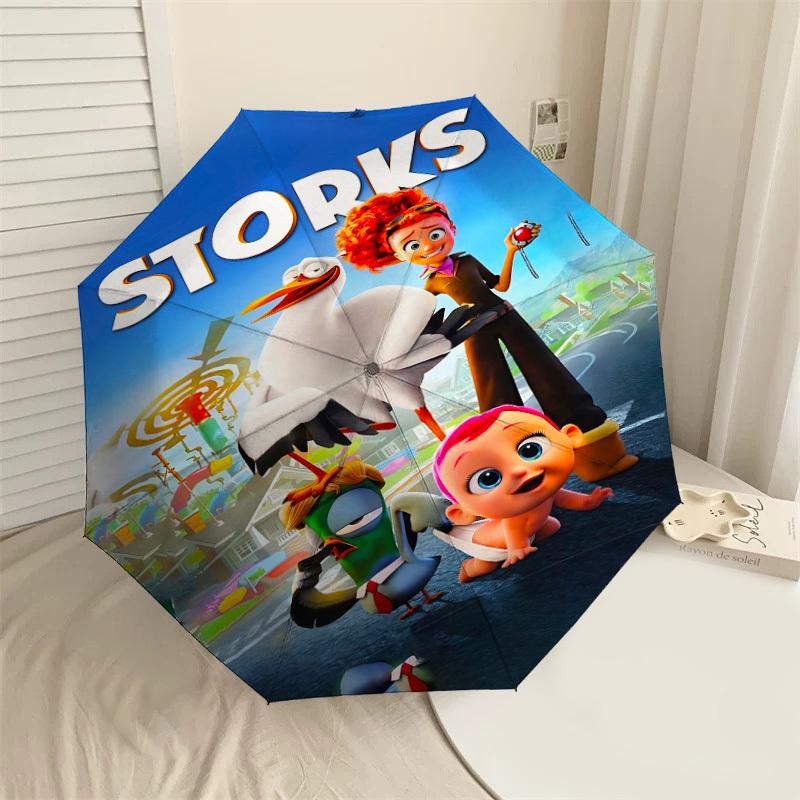 1pc storks baby delivery Automatic Open/Close Umbrella Compact Folding Umbrella with 8-Rib Shaft lightweight esign, for Women/Men1236A
1pc storks baby delivery Automatic Open/Close Umbrella Compact Folding Umbrella with 8-Rib Shaft lightweight esign, for Women/Men1236A