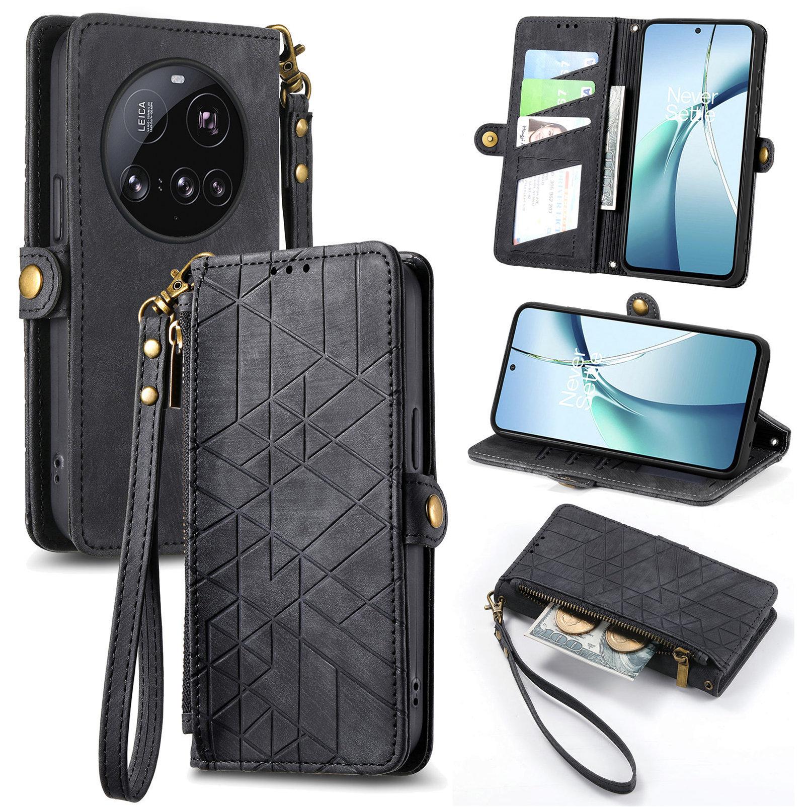 For Xiaomi 15 Ultra Zipper Wallet Case Geometry Lines Leather Phone Cover with Strap Black
For Xiaomi 15 Ultra Zipper Wallet Case Geometry Lines Leather Phone Cover with Strap Black