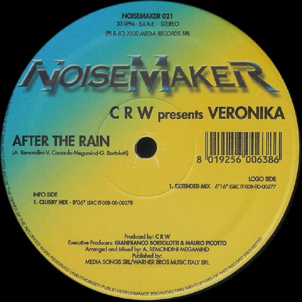 12inch Record CRW, VERONIKA - After The Rain NM021 NoiseMaker 2000 Italy Dance & Electronica Used
12inch Record CRW, VERONIKA - After The Rain NM021 NoiseMaker 2000 Italy Dance & Electronica Used