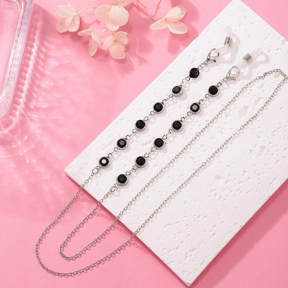 Style Colorful Crystal Beads Eyeglass Holder Multicolor Anti Drop Glasses Chain Nonslip Eyeglass Chain Women Men
Style Colorful Crystal Beads Eyeglass Holder Multicolor Anti Drop Glasses Chain Nonslip Eyeglass Chain Women Men