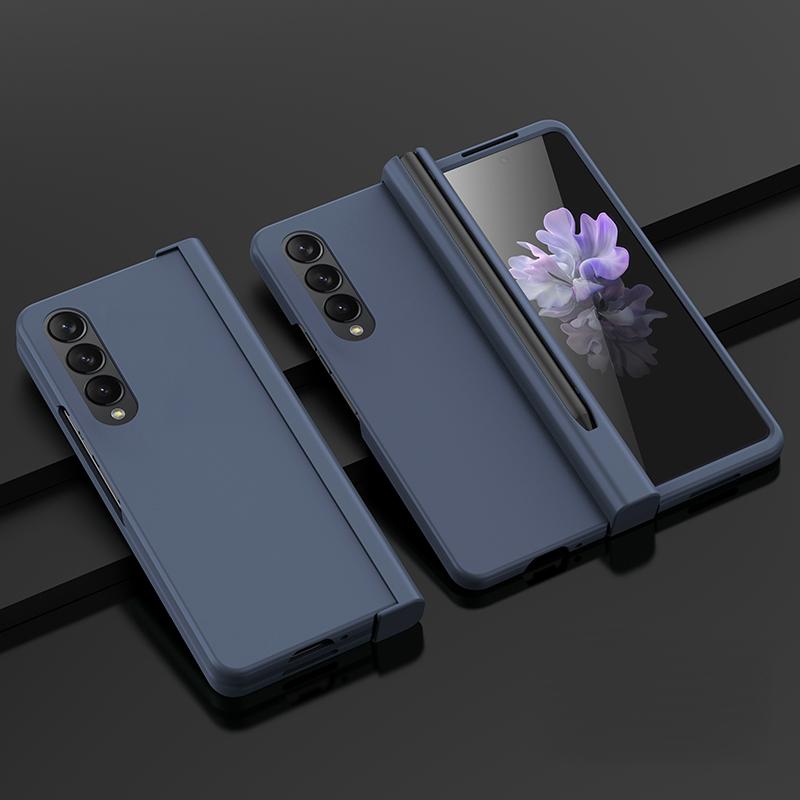 For Samsung Galaxy Z Fold4 5G Phone Case Rubberized Surface Hard PC Cover with Glass Screen Protector/Pen Slot Blue
For Samsung Galaxy Z Fold4 5G Phone Case Rubberized Surface Hard PC Cover with Glass Screen Protector/Pen Slot Blue
