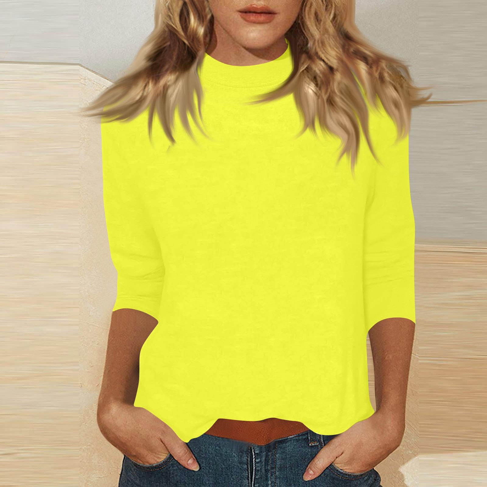 Women’s Mock Neck Three Quarter Sleeve Casual Loose Fit Pullover Top Soft Comfortable Basic Tee Shirt XXL
Women’s Mock Neck Three Quarter Sleeve Casual Loose Fit Pullover Top Soft Comfortable Basic Tee Shirt XXL