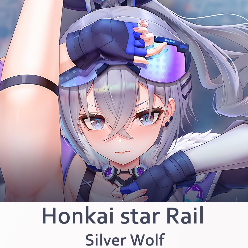 Наволочка Honkai Star Rail Silver Wolf Dakimakura, двусторонний принт, обнимающее тело, постельные принадлежности, наволочка, дропшиппинг
Наволочка Honkai Star Rail Silver Wolf Dakimakura, двусторонний принт, обнимающее тело, постельные принадлежности, наволочка, дропшиппинг