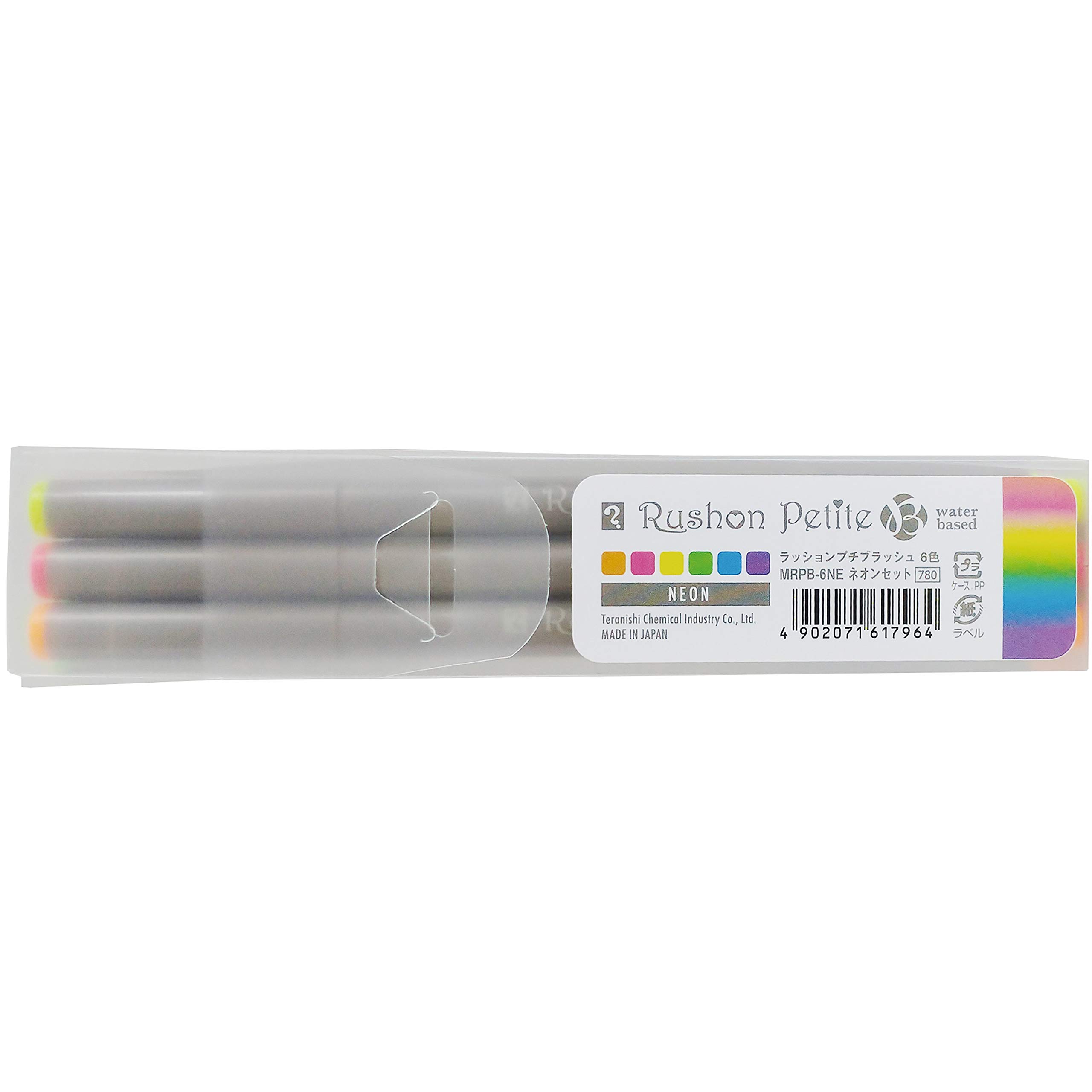 Teranishi Chemical Magic Marking Pen Lashon Petit Blush Neon 6 Color Set Water-based MRPB-6NE
Teranishi Chemical Magic Marking Pen Lashon Petit Blush Neon 6 Color Set Water-based MRPB-6NE