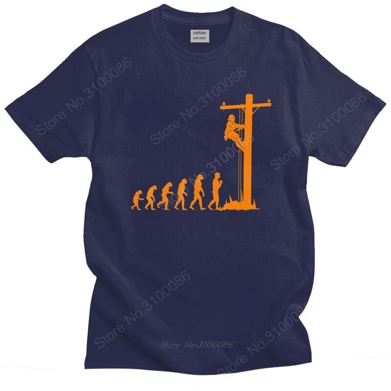 Trendy Unique Evolution Of Lineman T Shirt Short Sleeved Cotton Tshirt Leisure Funny Electrician Gift Tee Tops Graphic Tshirts 4XL
Trendy Unique Evolution Of Lineman T Shirt Short Sleeved Cotton Tshirt Leisure Funny Electrician Gift Tee Tops Graphic Tshirts 4XL