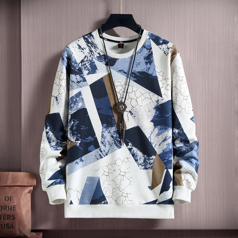 2022 Весна/Осень Мужской Повседневный Свитшот с Круглым Вырезом Большого Размера - Модный Универсальный Дизайн для Полных Мужчин 7XL белый
2022 Весна/Осень Мужской Повседневный Свитшот с Круглым Вырезом Большого Размера - Модный Универсальный Дизайн для Полных Мужчин 7XL белый