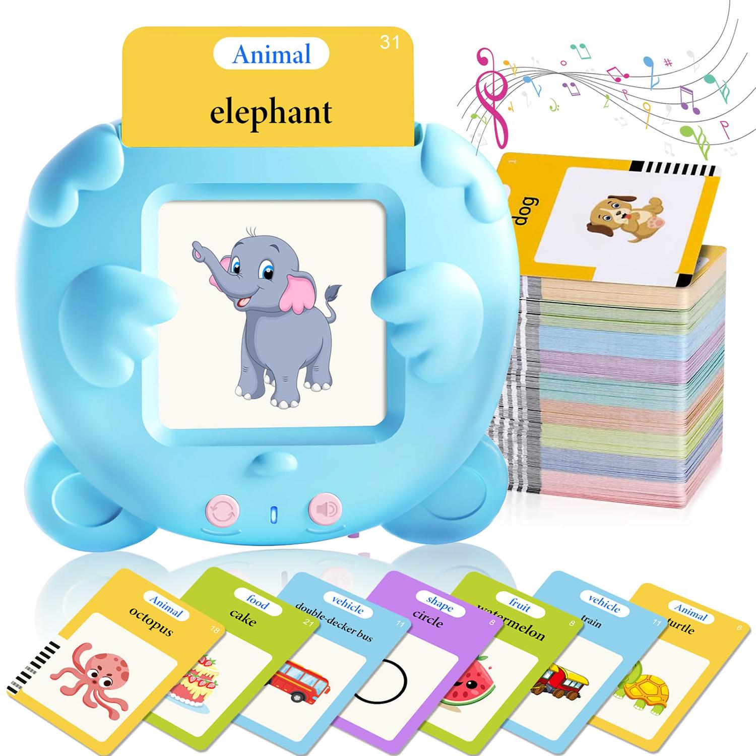 Children s puzzle voice card machine, English flash card, bilingual learning machine, intelligent card insertion machine синій
Children s puzzle voice card machine, English flash card, bilingual learning machine, intelligent card insertion machine синій