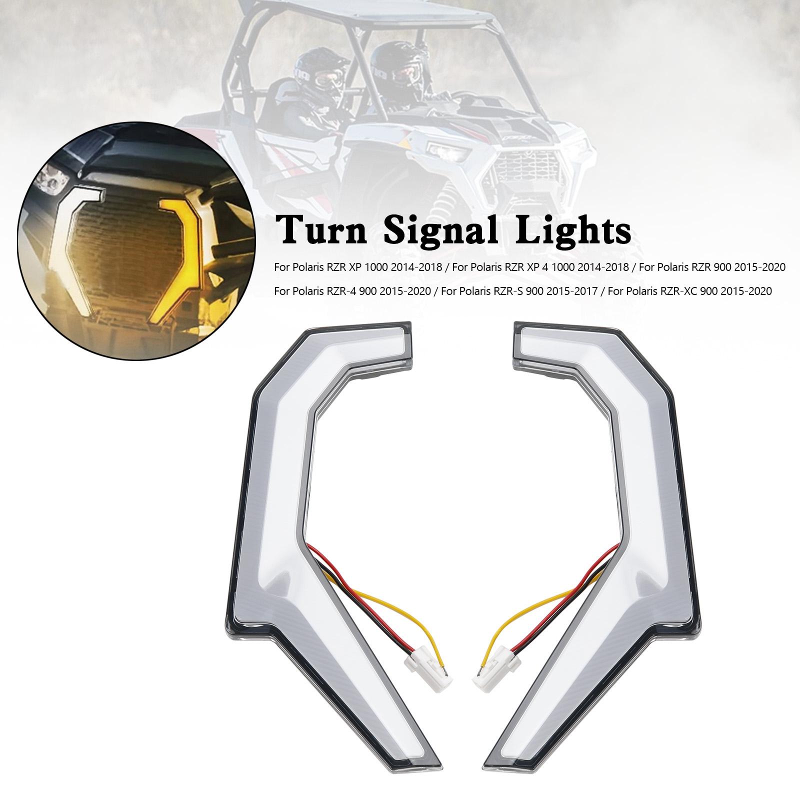 UTV Turn Signal Fang Accent Lights For Polaris RZR XP 4 1000/S 4 900 2014-2020
UTV Turn Signal Fang Accent Lights For Polaris RZR XP 4 1000/S 4 900 2014-2020