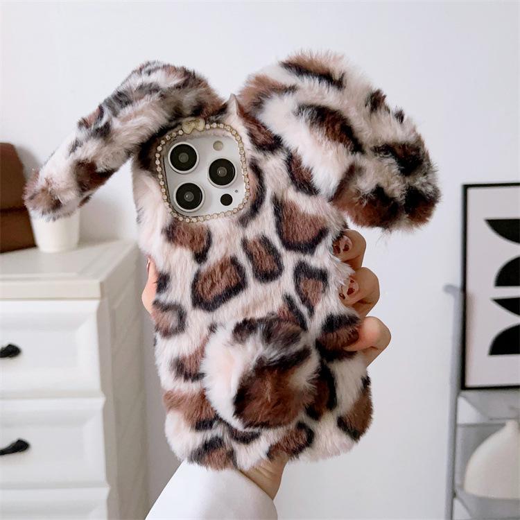 Leopard Print Phone Case with Rabbit Ears for iPhone 11/12/13 Pro Max/14/7P/XS 15 Pro Max
Leopard Print Phone Case with Rabbit Ears for iPhone 11/12/13 Pro Max/14/7P/XS 15 Pro Max