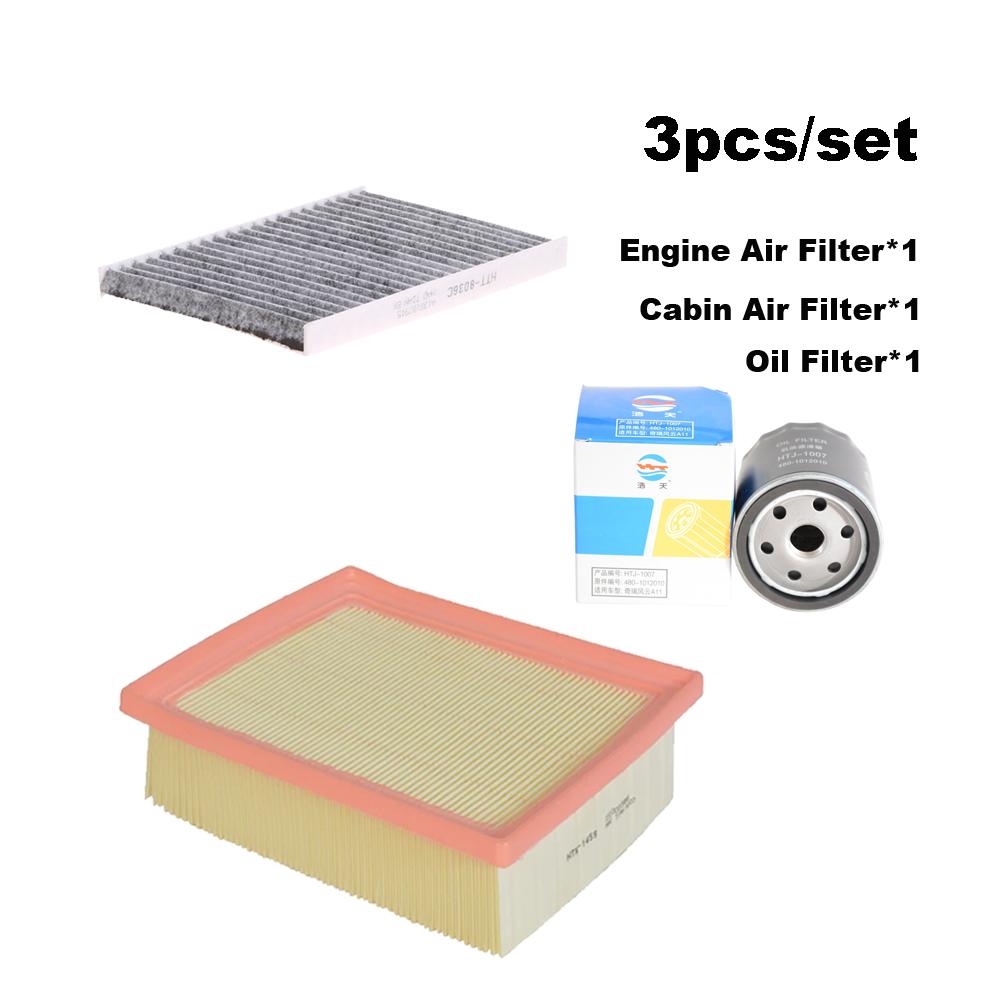 3pcs Filter Set For CHERY Tiggo 2 1.5L 2019-2023 3x 2 PRO DR3 SQRE4G15C Engine Fresh Air Cleaner Cabin A/C Flow Oil Filter Kit 3pcs Set
3pcs Filter Set For CHERY Tiggo 2 1.5L 2019-2023 3x 2 PRO DR3 SQRE4G15C Engine Fresh Air Cleaner Cabin A/C Flow Oil Filter Kit 3pcs Set