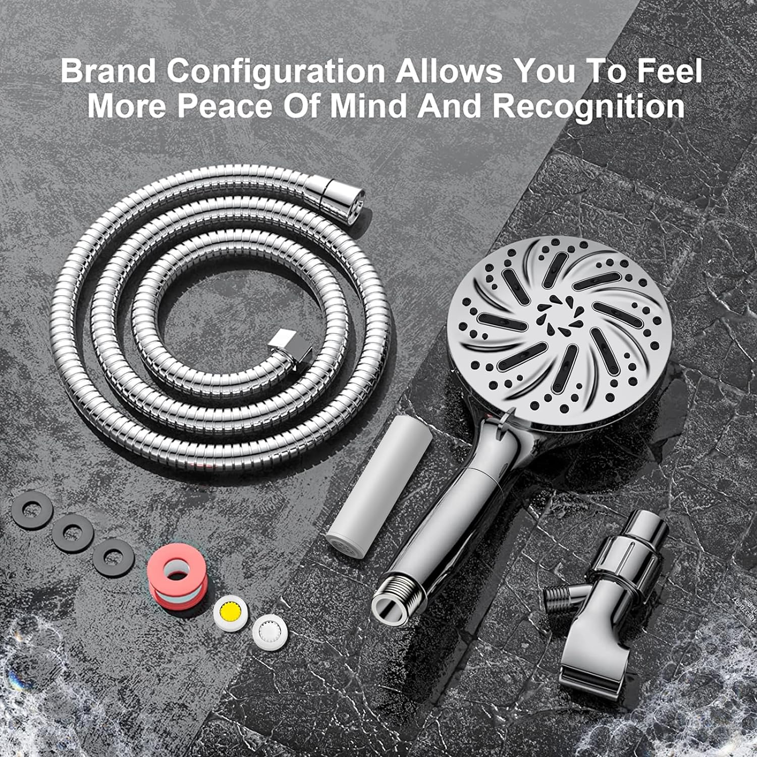 Ручная душевая головка с 8+2 функциями, оснащенная распылителем для фильтрации воды. Задняя часть съемной ручки. серебряный
Ручная душевая головка с 8+2 функциями, оснащенная распылителем для фильтрации воды. Задняя часть съемной ручки. серебряный