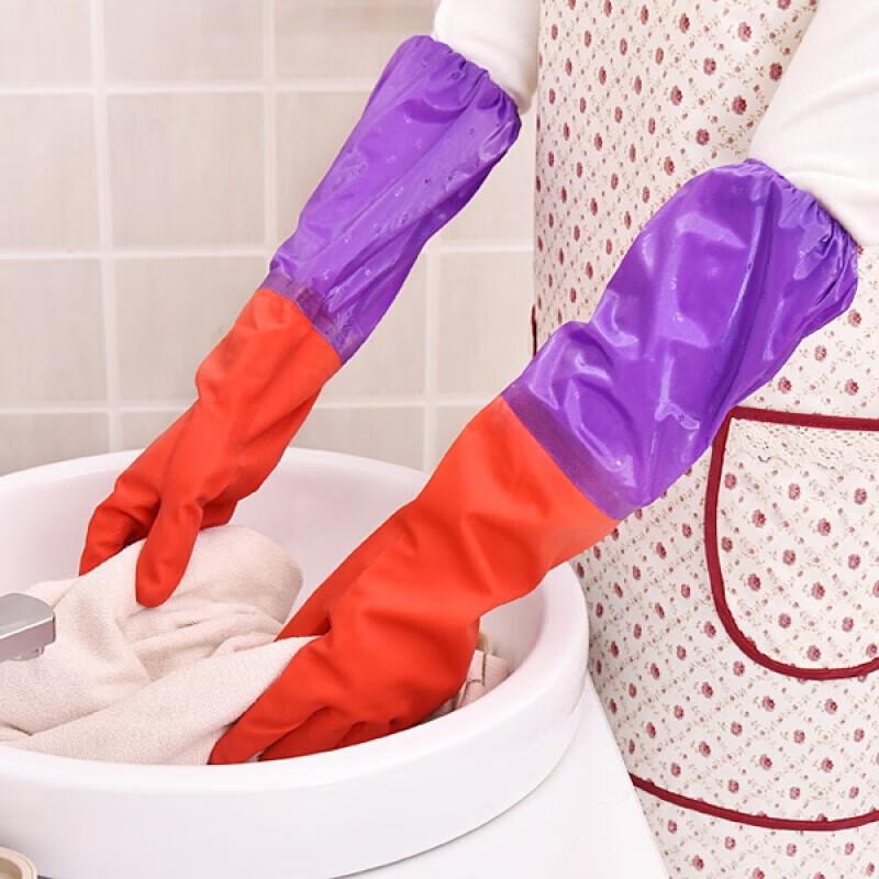 Extended Plush Rubber Household Gloves
Extended Plush Rubber Household Gloves