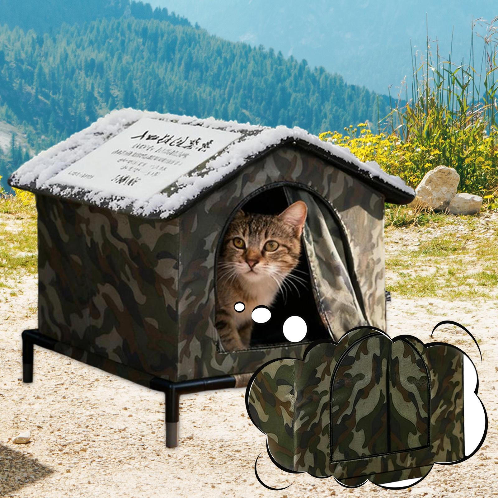 Домик для кошки Будка Оборудование Устойчивый к погоде Портативный Орнамент Спальное место Принадлежности для дома S
Домик для кошки Будка Оборудование Устойчивый к погоде Портативный Орнамент Спальное место Принадлежности для дома S