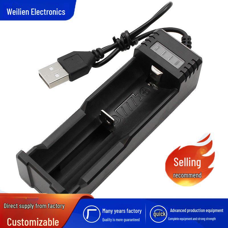 Universal Multi-Function Charger for 18650/26650 Lithium Batteries, 3.7V/4.2V, Suitable for Flashlights
Universal Multi-Function Charger for 18650/26650 Lithium Batteries, 3.7V/4.2V, Suitable for Flashlights
