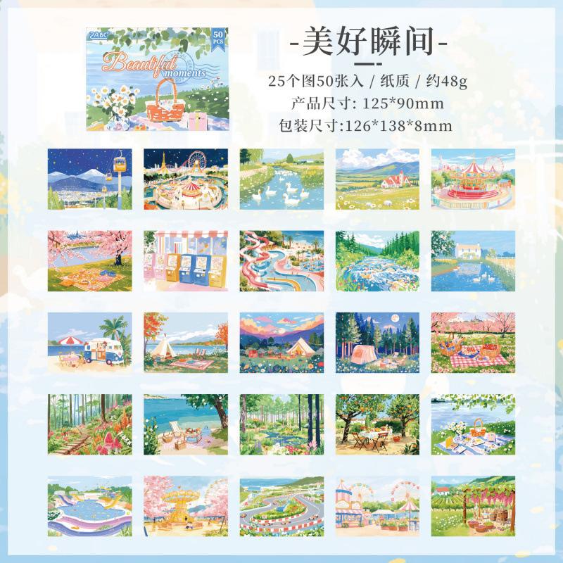 50-Sheet Cartoon Anime Street Scene Material Paper, Vivid Street Patterns for Journal Decoration, Scrapbooking DIY Craft paper
50-Sheet Cartoon Anime Street Scene Material Paper, Vivid Street Patterns for Journal Decoration, Scrapbooking DIY Craft paper