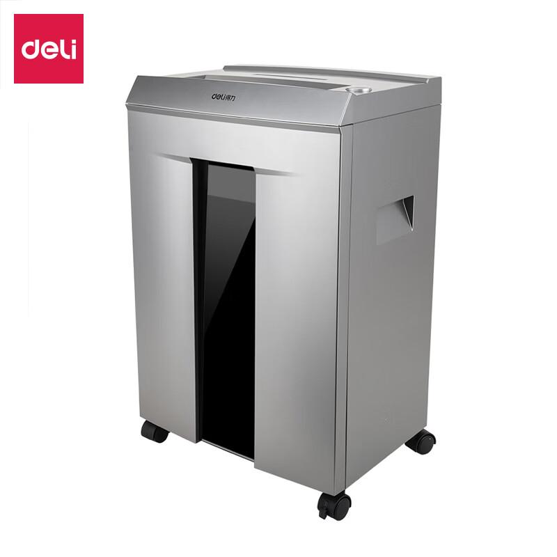Deli 9958 Commercial Cross-Cut Paper Shredder, P-4 Security CN plug (adapter included)
Deli 9958 Commercial Cross-Cut Paper Shredder, P-4 Security CN plug (adapter included)
