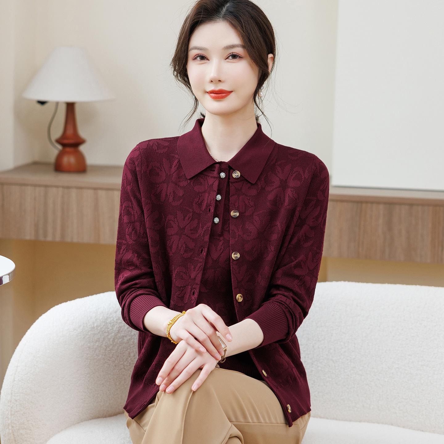 Mom s Spring Cardigan & T-shirt Two-Piece Set: Stylish Short-Sleeve for Middle-Aged & Elderly Women 3XL (135-145 lbs)
Mom s Spring Cardigan & T-shirt Two-Piece Set: Stylish Short-Sleeve for Middle-Aged & Elderly Women 3XL (135-145 lbs)