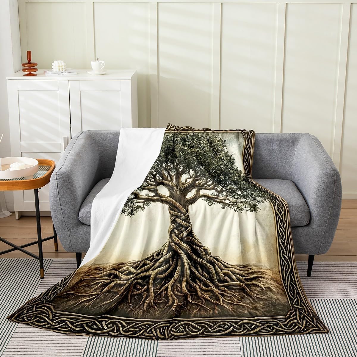 Tree of Life Flannel Fleece Throw Purple Geometry Artwork Super Soft for Bed Sofa Exotic Bohemian Style Bedroom Decor Twin x 100x150cm
Tree of Life Flannel Fleece Throw Purple Geometry Artwork Super Soft for Bed Sofa Exotic Bohemian Style Bedroom Decor Twin x 100x150cm
