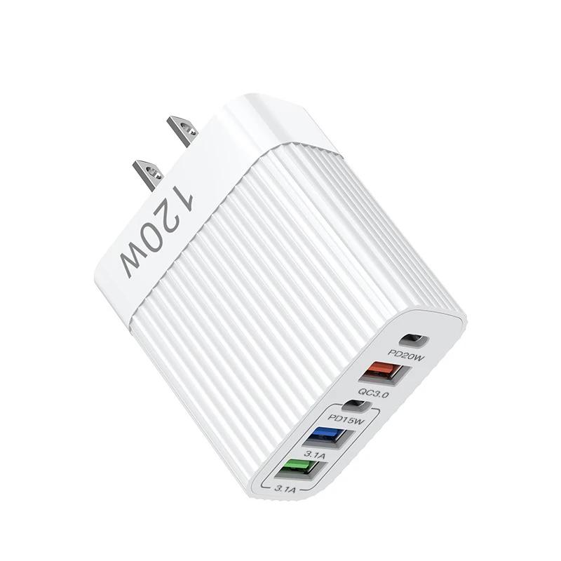 120W USB Fast Charger 5 Ports PD Type C Quick Charger Phone Adapter For iPhone 15 16 14 Samsung Xiaomi EU/US Plug Charger EU Black
120W USB Fast Charger 5 Ports PD Type C Quick Charger Phone Adapter For iPhone 15 16 14 Samsung Xiaomi EU/US Plug Charger EU Black
