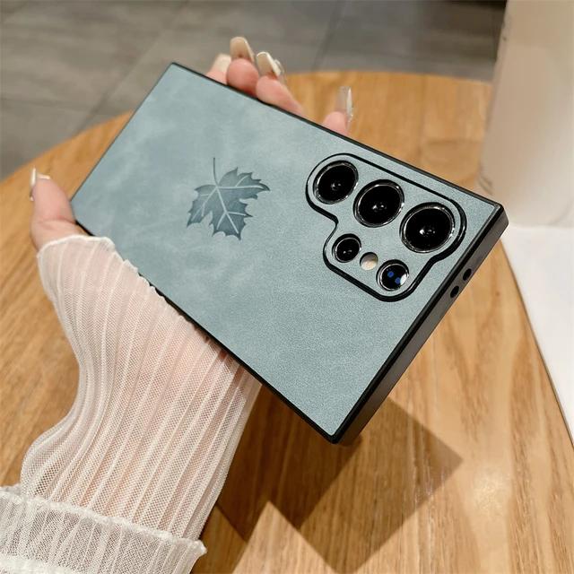 Чохол для телефону Samsung Galaxy S24 Ultra S23 S22 S21 FE Note 20 у ретро-стилі Вінтажна шкіряна тканинна накладка з овечої шкіри Кленовий лист Galaxy S21 FE світло-синій колір
Чохол для телефону Samsung Galaxy S24 Ultra S23 S22 S21 FE Note 20 у ретро-стилі Вінтажна шкіряна тканинна накладка з овечої шкіри Кленовий лист Galaxy S21 FE світло-синій колір