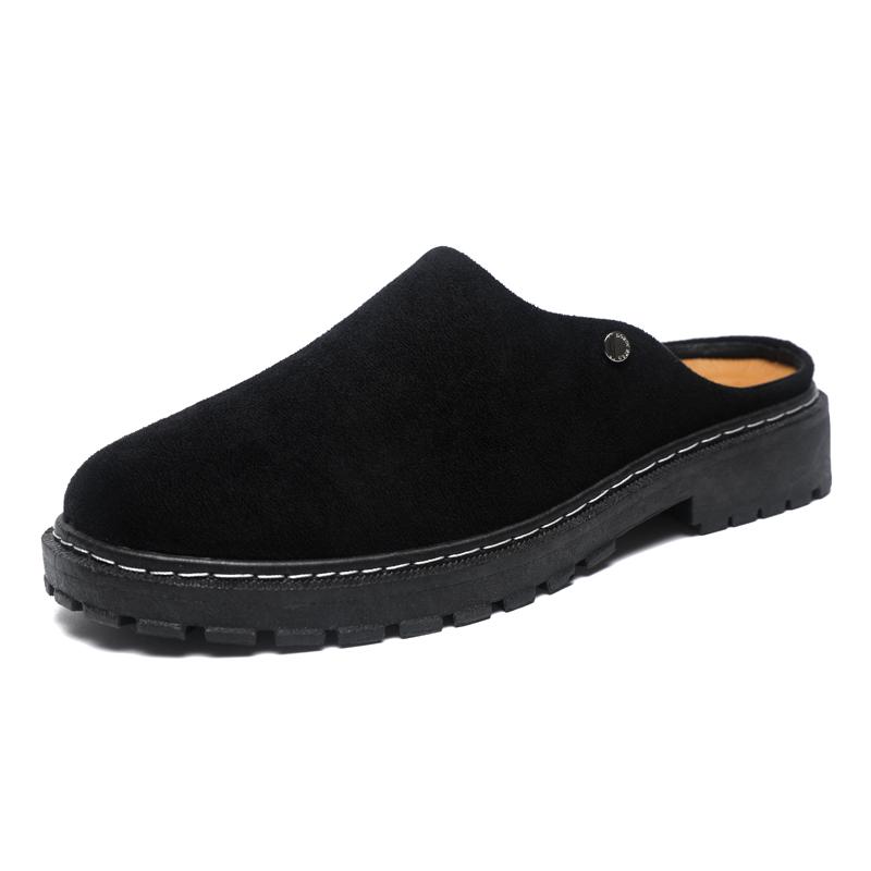 Platform Open Back Casual Shoes Half Shoes for Men Mules Black Loafers Slippers Closed-toe Backless Slides Sandal Slip On Flats 39
Platform Open Back Casual Shoes Half Shoes for Men Mules Black Loafers Slippers Closed-toe Backless Slides Sandal Slip On Flats 39