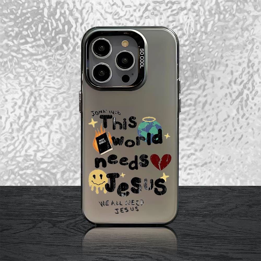 Jesus God Quote Scrawl Phone Case For iPhone 16,15,14,13,12,11,Pro,Max,Plus,Mini,SE Black White Matte Shockproof Cover iPhone13
Jesus God Quote Scrawl Phone Case For iPhone 16,15,14,13,12,11,Pro,Max,Plus,Mini,SE Black White Matte Shockproof Cover iPhone13